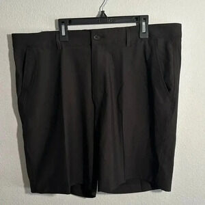 Greg Norman Performance Stretch Shark Golf Athletic Gray Mens Shorts Size 36 NWT